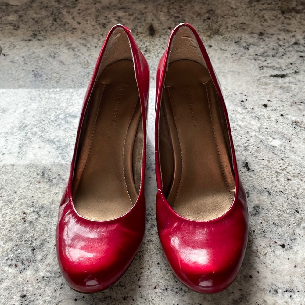 Red Wedge heels